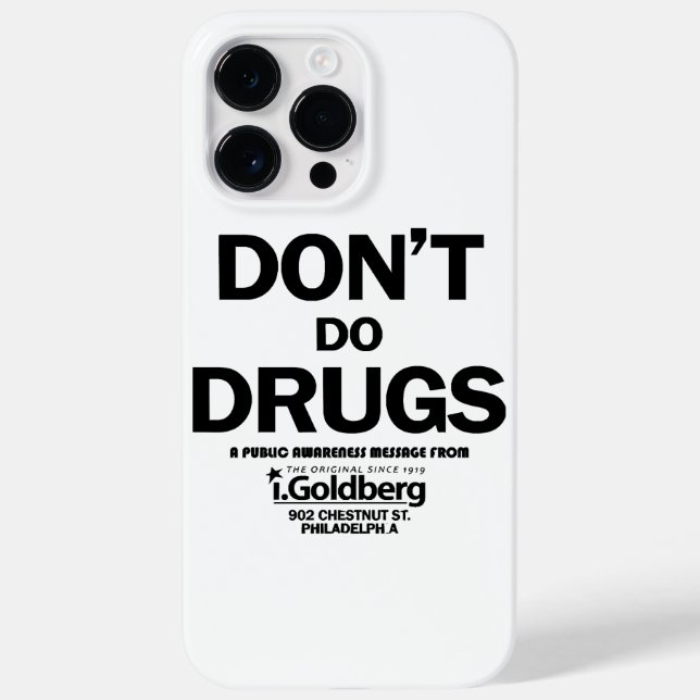 Não Use Drogas como visto em Bernard Summer (Verso)