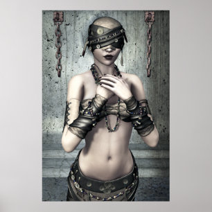 Não veja nenhum poster gótico mau da arte