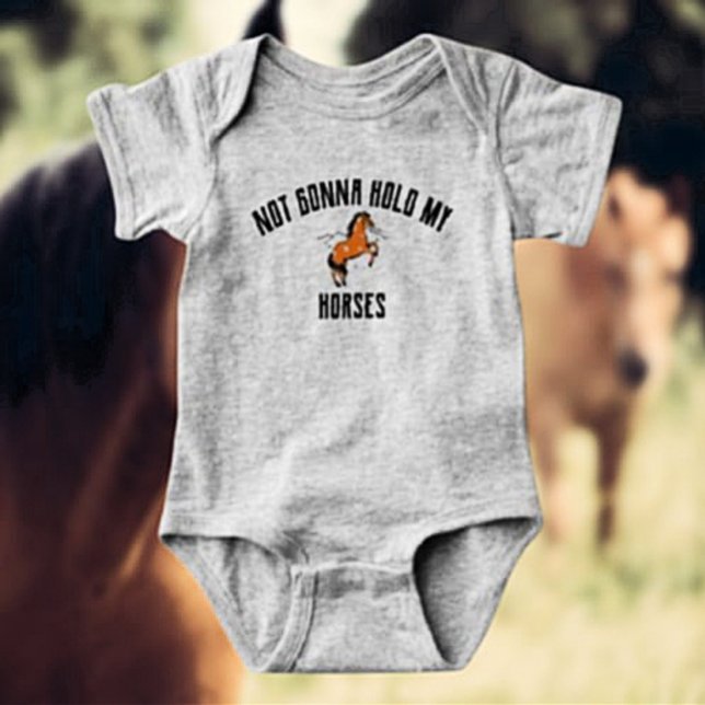 Não Vou Segurar Meus Cavalos | Camiseta Divertida  (Criador carregado)