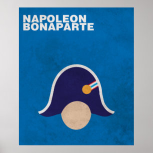 Napoleão: Poster de Dados Históricos Minimalistas