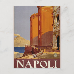 Napoli Vintage Nápoles Itália Cartão postal
