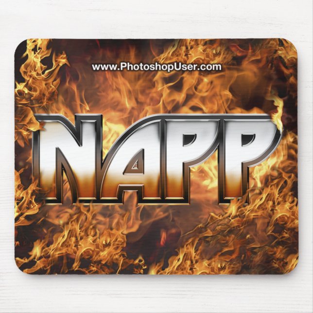 NAPP Mousepad - versão do fogo (Frente)