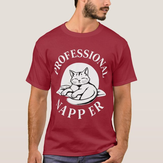 Napper Profissional - Cat Lover T-Shirts - Limitad (Frente)