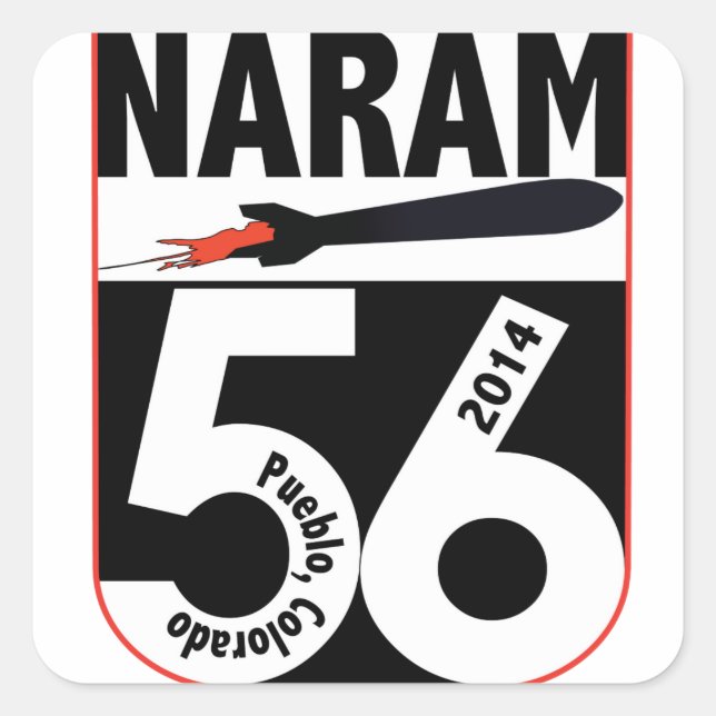 NARAM-56 Autocolantes (Frente)