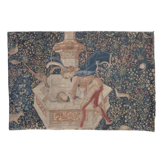 Narciso no Poço, Tapeçaria Medieval (Frente)