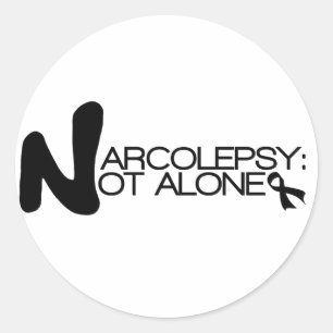 NARCOLEPSY: NÃO SOZINHO™ Adesivos Clássicos