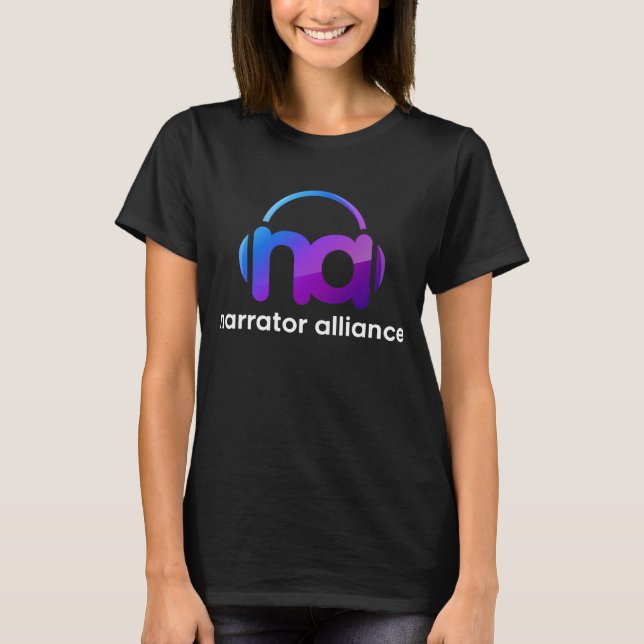 Narrador Alliance Black T-Shirt (Frente)