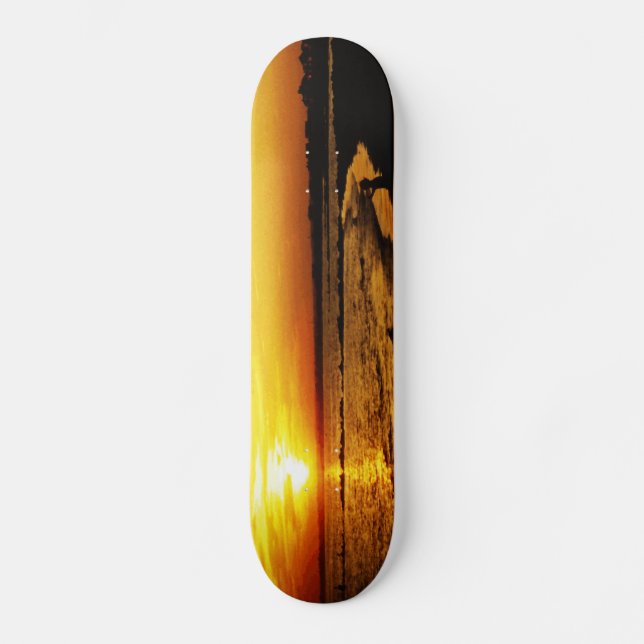 Narragansett Sunset Skateboard (Frente)