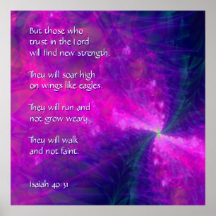 Nas asas do poster da arte da parede da escritura