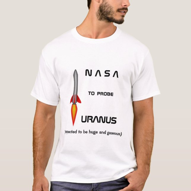 NASA para sondar o t-shirt de URANUS (Frente)
