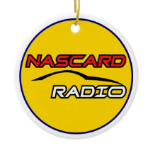 NASCARD RADIO - Ornamento do Círculo Cerâmico