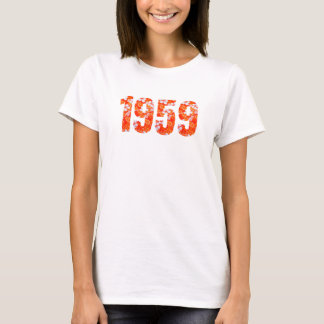 Nascer 1959 Camiseta Floral Havaiana Festa de aniv