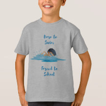Nascer à Natação Forçada à Camisa de T na Escola