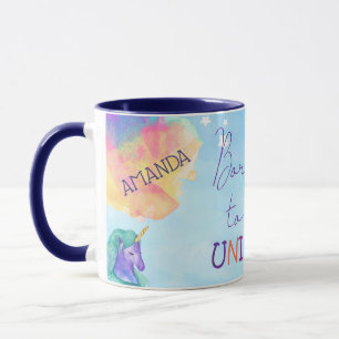 "NASCER A SER caneca personalizada de um