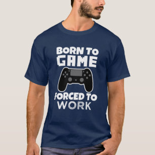 Nascer ao jogo forçado para trabalhar a camisa do
