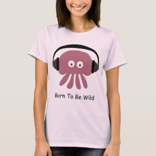 Nascer cor-de-rosa do DJ das medusa a ser t-shirt