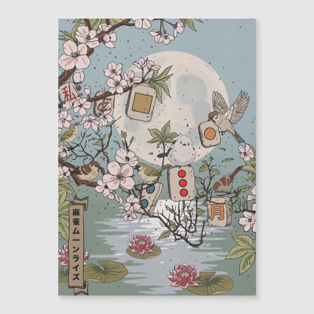 Nascer da Lua Mahjong (Frente)