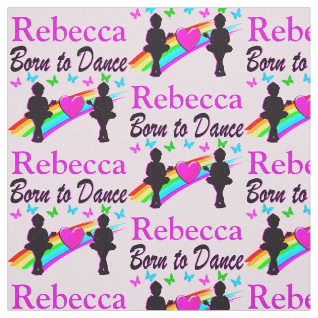 NASCER DE DANÇAR TECIDO PERSONALIZADO (Modelo)