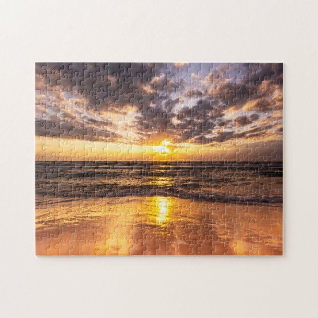 Nascer do sol no quebra-cabeça do paraíso dos (Horizontal)