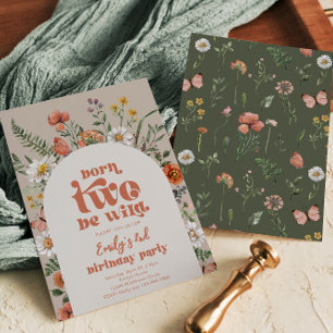 Nascer Dois Ser Um Convite De Flor Selvagem