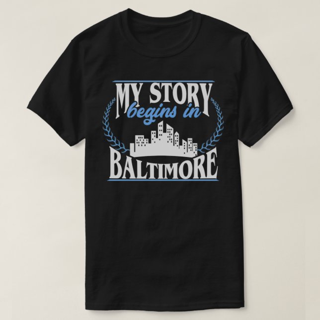 Nascer em Baltimore Pullover (Frente do Design)