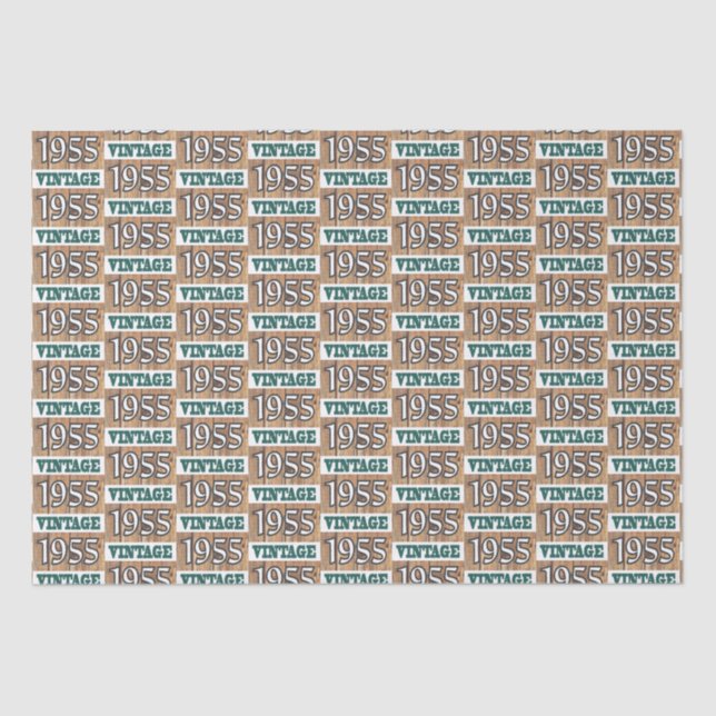 Nascer em papel tecidular 1955 (Frente )