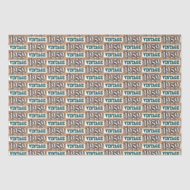 Nascer em papel tecidular 1959 (Frente )