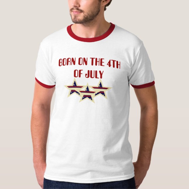 NASCER no 4o DO T-SHIRT de JULHO (Frente)