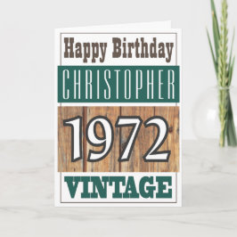 Nascer no cartão de saudações de 1972