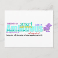 Nascer no Cartão postal de personalidade de ano de