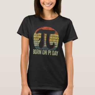Nascer No Dia De Pi Camisa Matemática Passou O Ani