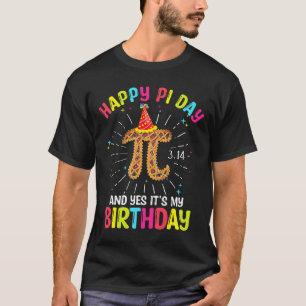 Nascer No Dia Do Pi Março De Aniversário Camisa Fe