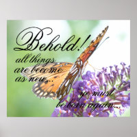 Nascer Novamente Poster de Borboleta