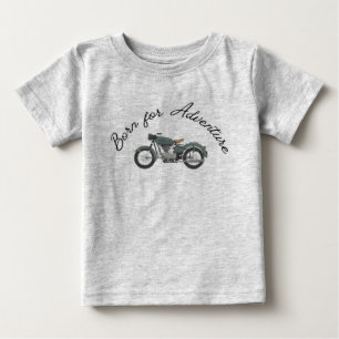 Nascer para Aventura: T-Shirt Motocicleta