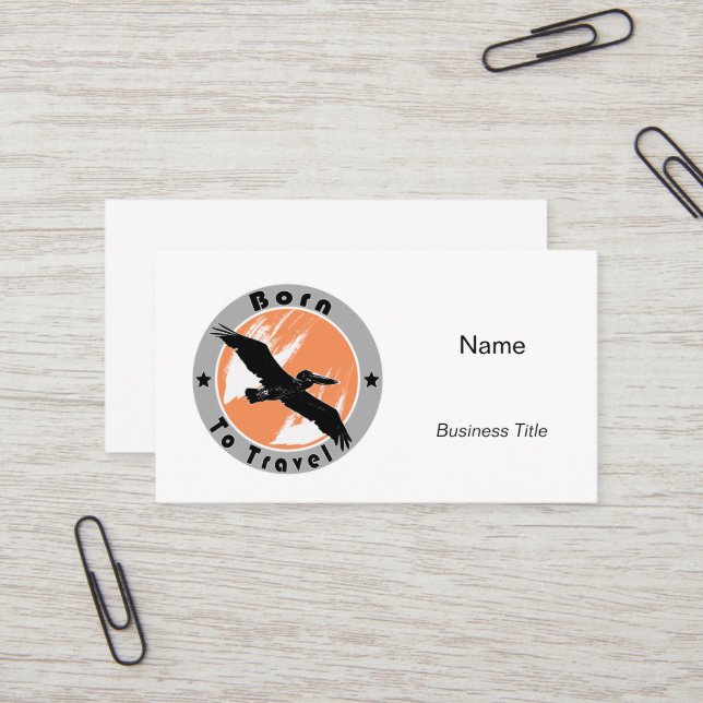 Nascer para cartão de visita viagem (Frente/Verso In Situ)