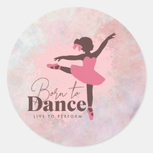 Nascer para Dança adesivos cor-de-rosa para amante