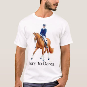 Nascer para dançar o t-shirt do adestramento