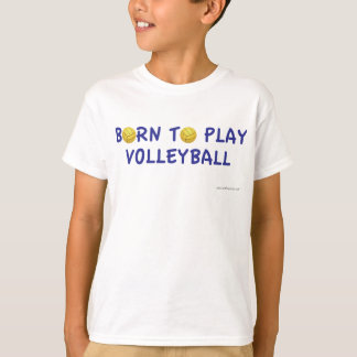 Nascer para jogar o t-shirt do voleibol