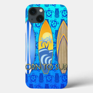 Nascer para surfar Tiki azul