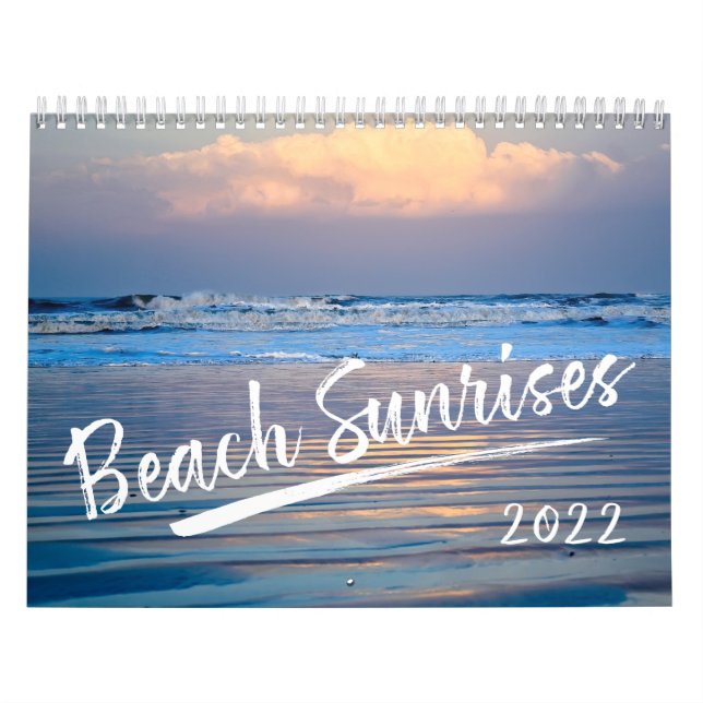 Nasceres do sol de praia - Calendário da Flórida (Capa)