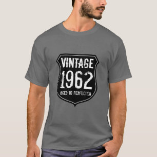 Nascido em 1962 envelhecido à perfeição camiseta m