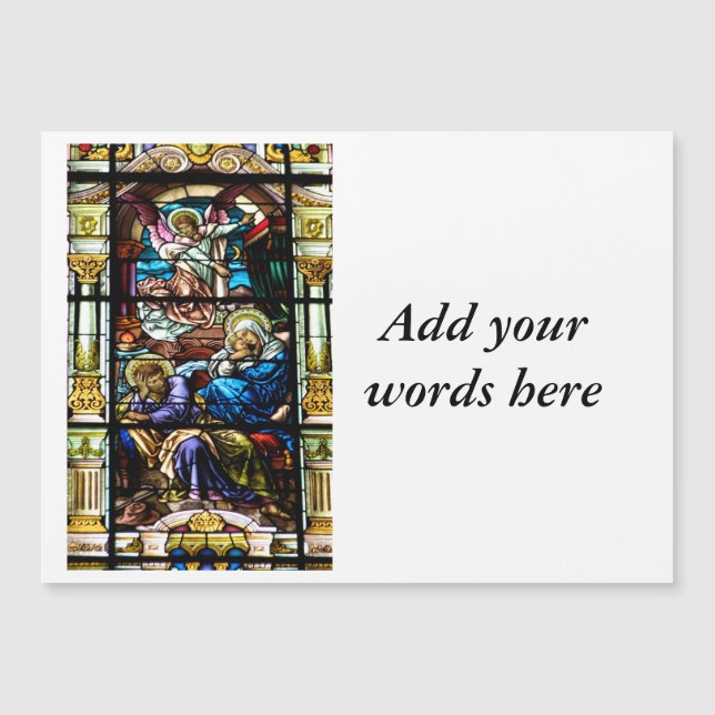 Nascimento da Janela de Vidro Contida de Jesus (Frente)