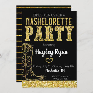 Nashelorette Bachelorette Nashville Convite