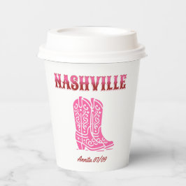 nashville bachelorette party country pink boots