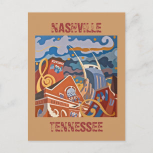 NASHVILLE, cartão postal do TENNESSEE