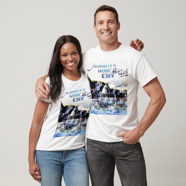 Nashville É Camiseta Musical City (Unissex)