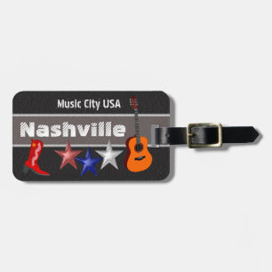 Nashville - etiqueta de bagagem