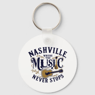 Nashville Music Chaveiro