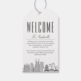 Nashville Wedding | Etiquetas de presentes de mens