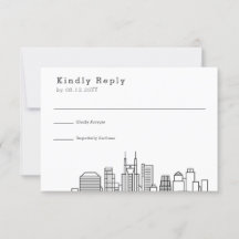 Nashville Wedding | RSVP Skyline Estilizado